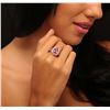 Image 2 : 14KT Rose Gold 2.08ct Morganite and Diamond Ring