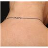 Image 2 : 14KT White Gold 1.18ctw Diamond Pendant With Chain