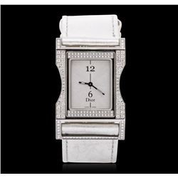 Stainless Steel 2.00ctw Diamond Christian Dior Wristwatch