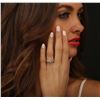 Image 3 : 18KT White Gold 1.27ctw Diamond Ring