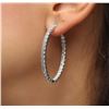 Image 2 : 14KT White Gold 5.89ctw Diamond Earrings