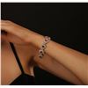 Image 1 : 14KT Yellow Gold 10.89ctw Ruby and Diamond Bracelet