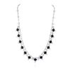 Image 3 : 14KT White Gold 13.78ctw Sapphire and Diamond Necklace