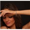 Image 3 : 14KT Yellow Gold 4.94ctw Diamond Bracelet