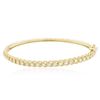 Image 3 : 14KT Yellow Gold 1.11ctw Diamond Bangle