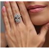Image 1 : 14KT White Gold 1.58ctw Diamond Ring