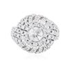 Image 3 : 14KT White Gold 2.00ctw Diamond Ring
