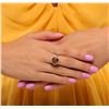 Image 1 : 14KT White Gold 4.03ct Citrine and Diamond Ring