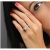 Image 2 : 14KT White Gold 1.12ctw Diamond Ring