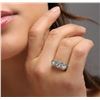 Image 1 : 14KT White Gold 1.25ctw Diamond Ring