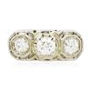 Image 3 : 14KT White Gold 1.25ctw Diamond Ring