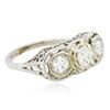 Image 4 : 14KT White Gold 1.25ctw Diamond Ring