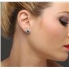 Image 5 : 18KT White Gold 2.03ctw Blue Diamond Earrings