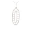 Image 4 : 14KT White Gold 1.79ctw Diamond Pendant With Chain