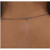 Image 5 : 14KT White Gold 1.79ctw Diamond Pendant With Chain