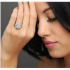 Image 2 : 18KT White Gold 1.56ctw Diamond Ring