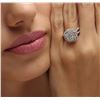 Image 5 : 18KT White Gold 1.56ctw Diamond Ring