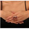 Image 2 : 14KT Rose Gold GIA Certified 52.72ct Morganite and Diamond Ring