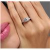 Image 2 : 18KT White Gold 1.42ctw Diamond Ring
