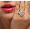 Image 2 : 18KT White Gold 2.12ctw Diamond Ring