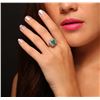 Image 2 : 14KT White Gold 2.08ct Emerald and Diamond Ring