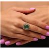 Image 2 : 14KT Yellow Gold 3.65ct Emerald and Diamond Ring