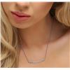 Image 1 : 14KT White Gold 0.84ctw Diamond Necklace