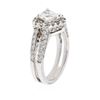 Image 7 : 14KT White Gold 1.90ctw Diamond Ring