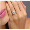 Image 2 : 14KT White Gold 2.55ctw Diamond Ring
