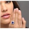 Image 2 : 14KT White Gold 3.67ct Tanzanite and Diamond Ring