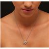 Image 1 : 18KT Two-Tone Gold 2.25ctw Diamond Pendant With Chain