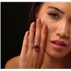Image 1 : 14KT Rose Gold 7.97ct Ruby and Diamond Ring