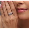 Image 1 : 14KT White Gold 0.38ctw Diamond Ring