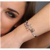 Image 1 : 14KT White Gold 0.90ctw Diamond Bracelet