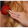 Image 2 : 14KT White Gold 0.54ctw Diamond Ring