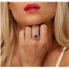 Image 1 : 14KT Rose Gold 2.28ct Tanzanite and Diamond Ring