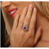 Image 2 : 14KT Rose Gold 2.28ct Tanzanite and Diamond Ring
