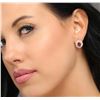 Image 1 : 14KT Yellow Gold 1.84ctw Ruby and Diamond Earrings