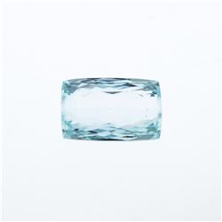 7.93ct. Natural Cushion Cut Aquamarine