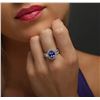 Image 2 : 14KT Two-Tone Gold 3.04ct Tanzanite and Diamond Ring