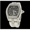 Image 1 : Gents Stainless Steel Roadster Diamond Wristwatch