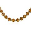 Image 3 : 14KT Yellow Gold 30.50ctw Citrine and Diamond Necklace