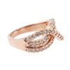 Image 2 : 14KT Rose Gold 0.50ctw Diamond Ring