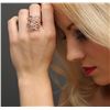 Image 1 : 14KT Rose Gold 0.42ctw Diamond Ring