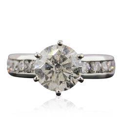 Platinum 2.89ctw Diamond Ring