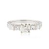 Image 1 : 18KT White Gold 1.69ctw Diamond Ring