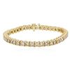 Image 3 : 14KT Yellow Gold 6.90ctw Diamond Bracelet