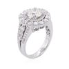 Image 8 : 14KT White Gold EGL Certified 3.65ctw Diamond Ring