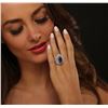 Image 2 : 14KT Two-Tone Gold 5.47ct Tanzanite and Diamond Ring
