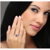 Image 2 : 14KT White Gold 1.53ct Tanzanite and Diamond Ring